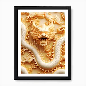 Dragon Head Art Print