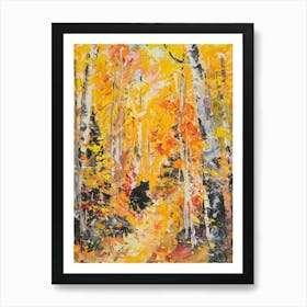 Bear In The Woods 1 Art Print