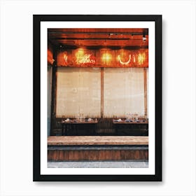 Restaurant In London Art Print