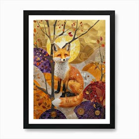 Autumn Fox Art Print