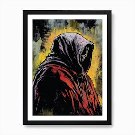 Hooded Man Art Print