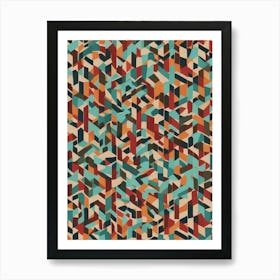 Abstract Geometric Pattern 9 Poster