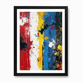 Lively Lines, Pop Art Art Print