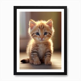 Cute Kitten 2 Art Print