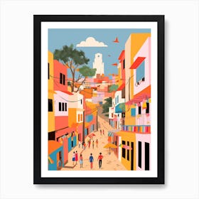 Paraguay 1 Travel Illustration Art Print