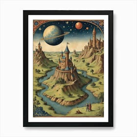 Castle In The Sky Art Print