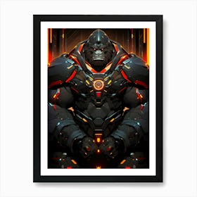 Gorilla In Space 1 Art Print