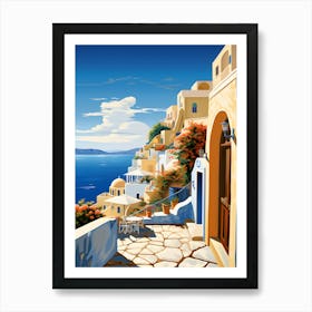 Santorini 5 Póster