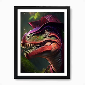Sinraptor 1 Illustration Dinosaur Art Print