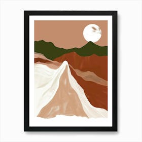 Desert Landscape 38 Art Print