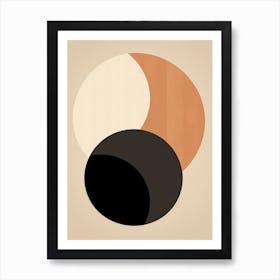 Dreamy Geometric Forms, Modern Boho Art Print