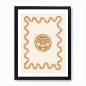 Boho Printable Wall Art Sun Abstract Print Boho Print Boho Sun Wall Art Beach House Print INSTANT DOWNLOAD Art Print