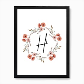 Wild Flower H Art Print