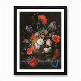 Flower Bouqet, Abraham Mignon Art Print