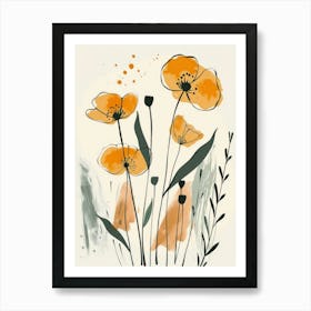 Poppies 74 Art Print