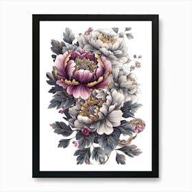 Peonies 5 Art Print