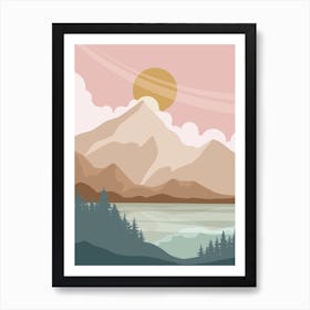 Mountain Landscape 15 Art Print