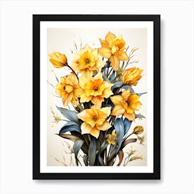 Sculpted Botanicals Art Print