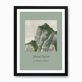 Landscapes Of Japan Mount Daisen 83 Art Print