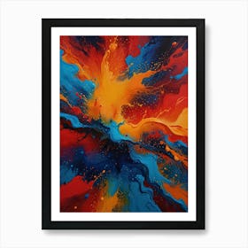 Abstract Painting 18 Art Print