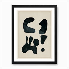 Shape Movement Geometry 1 Art Print