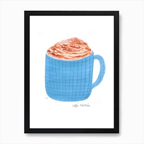 Coffee and Whipped Cream Art Print