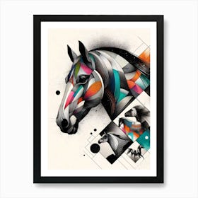 Creative Horse Beauty Illustration Nr 130 Art Print