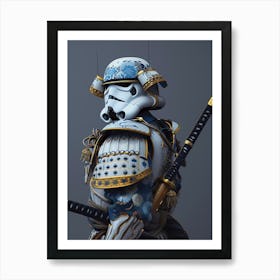 Stormtropper As A Vintagepunk Samurai 30 Art Print