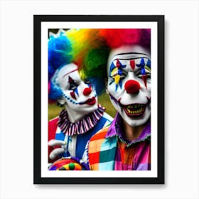 Very Creepy Clown - Reimagined 28 Art Print