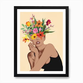 Blooming Flower Head 2 Art Print
