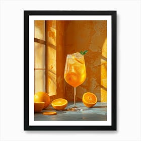 Orange Slush Art Print