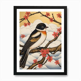 Bird Illustration Swallow 4 Art Print