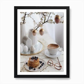 Easter Table Decor 1 Art Print