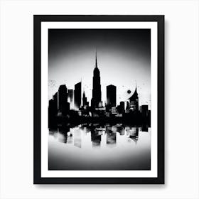 New York City Skyline 38 Art Print