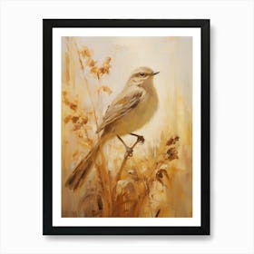 Bird Painting Mockingbird 2 Art Print