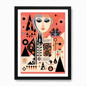 Symbols And Icons Geometric Abstract 7 Art Print