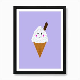 Ice Cream Cone Art Print