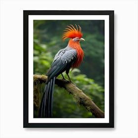 Jungle Symphony: Andean Jungle Bird Wall Print Art Print