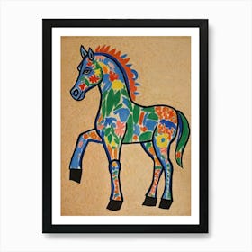 Colorful Horse Style Henri Matisse Art Print