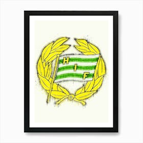 Hammarby If Allsvenskan Sweden Art Print