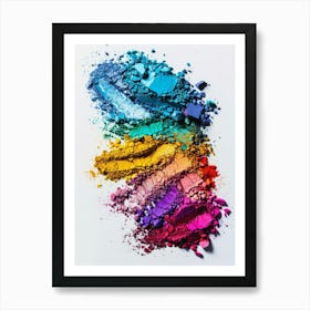 Colorful Makeup Art Print