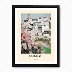 Tintagel (Cornwall) Painting 1 Travel Poster Art Print