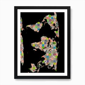 A World of Cities Art Print