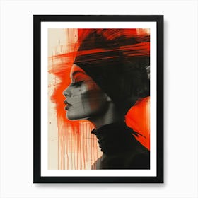 Portrait Of A Woman 12 Art Print