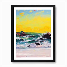 Byron Bay, Australia Bright Abstract Art Print