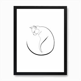 Cat_01 Art Print