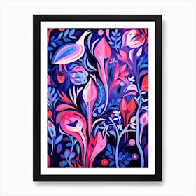 Natural Pattern Abstract 11 Art Print