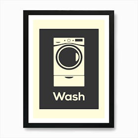 Laundry Print Wash Art Print