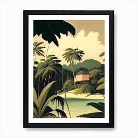 San Blas Islands Panama Rousseau Inspired Tropical Destination Art Print