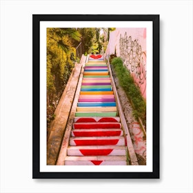 Michel Torena Stairs Hallway Art Print